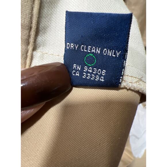 Vinage Ralph Lauren Sport Ankle Khaki Pants Womens Size 10 Made In Hong Kong - Picture 12 of 16